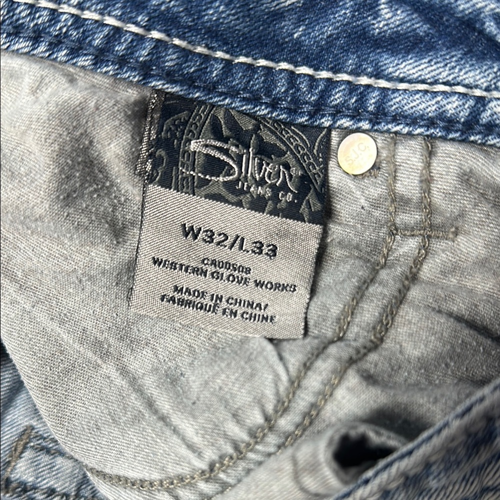 Silver Jeans Co. Suki High Baby Boot W32 L33 Medium Wash Stretch Denim - Picture 2 of 7